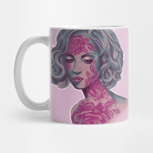 Retro Rose Girl Mug